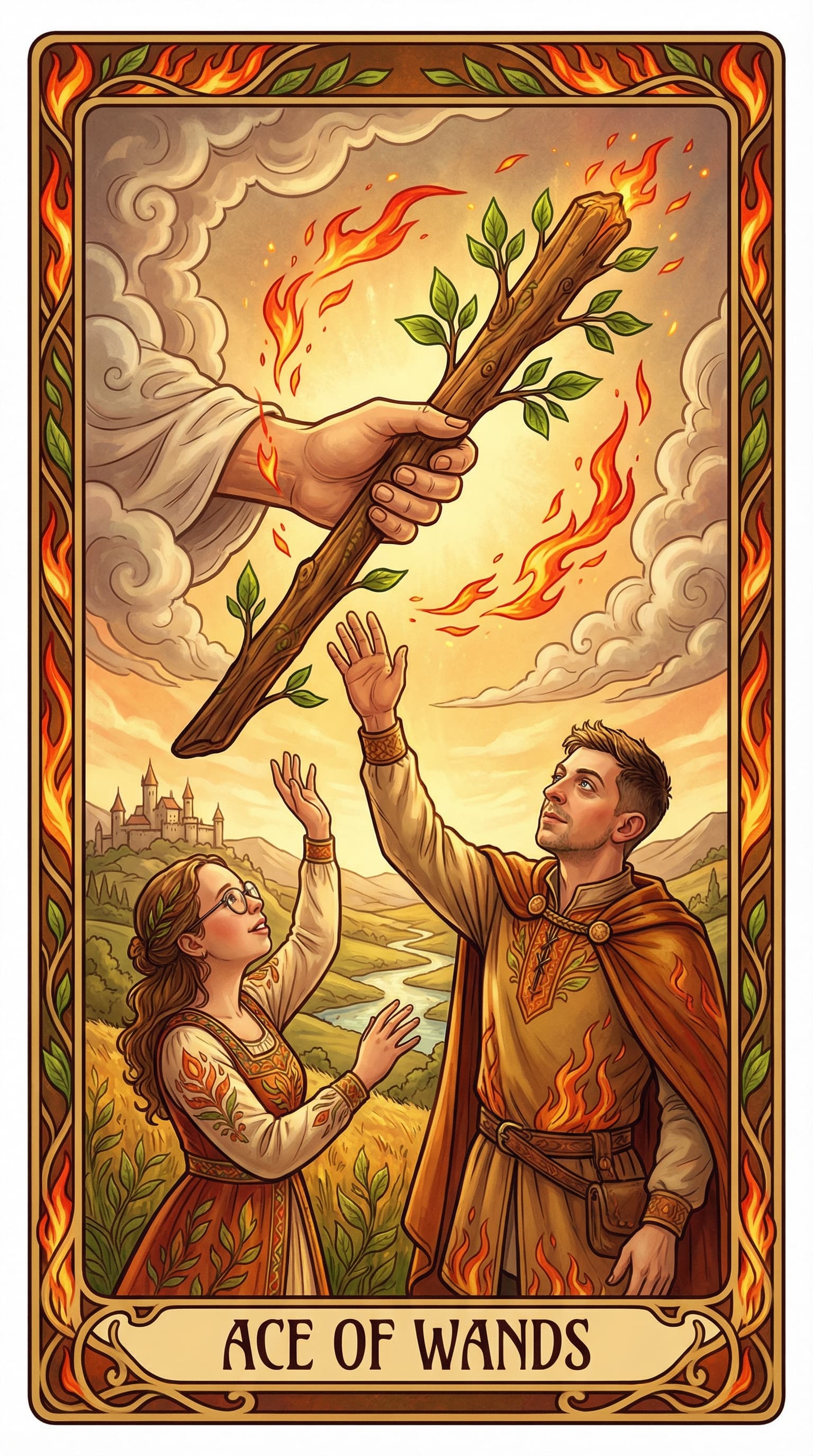Tarot des Amoureux example 1