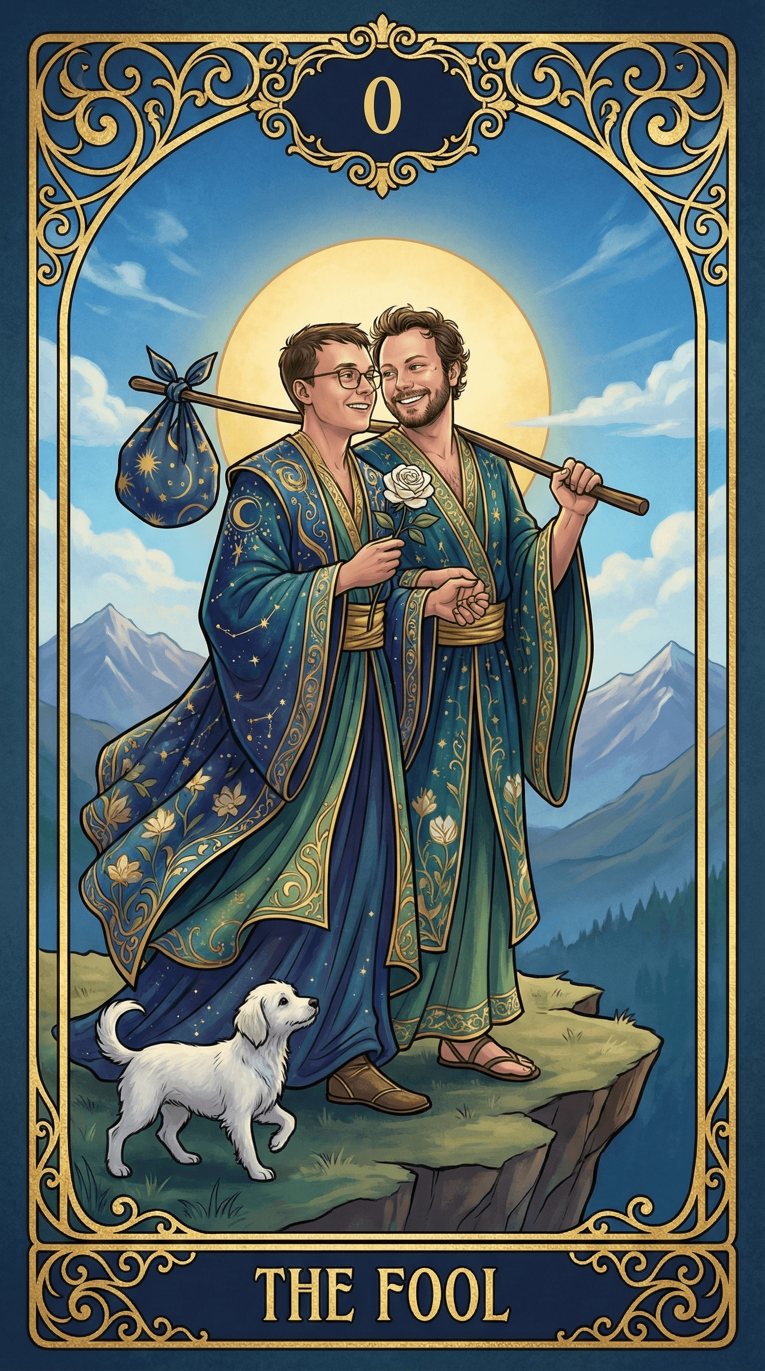Älskandes tarot example 2