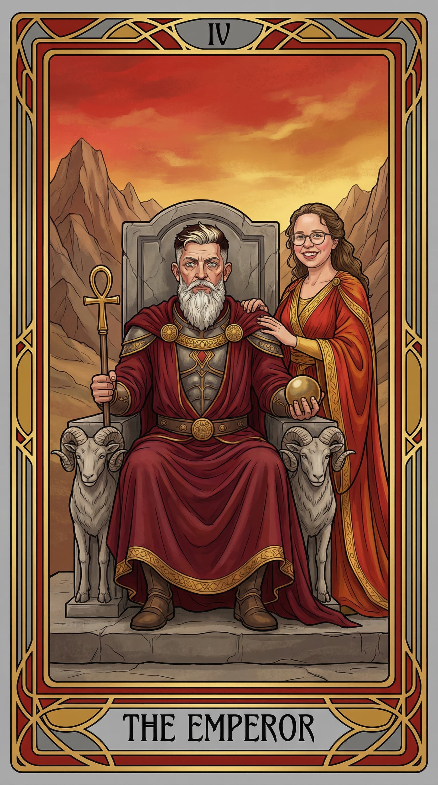 Tarot kochanków example 3