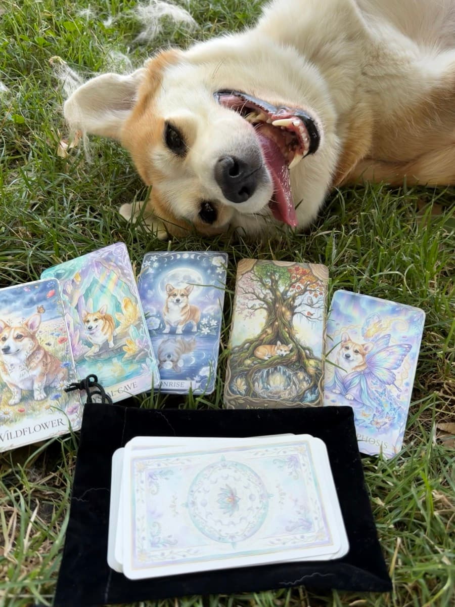 Printed cards with their keepsake pouch